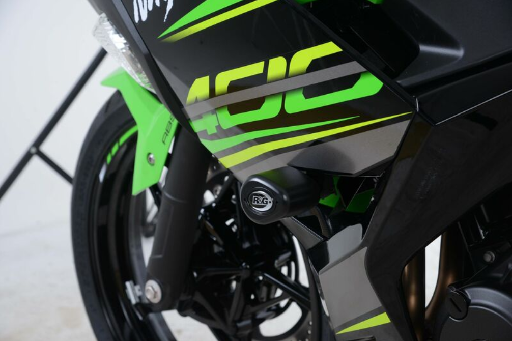 Краш тапи R&amp;G RACING Aero Crash Protectors White Kawasaki Ninja 400/Z400