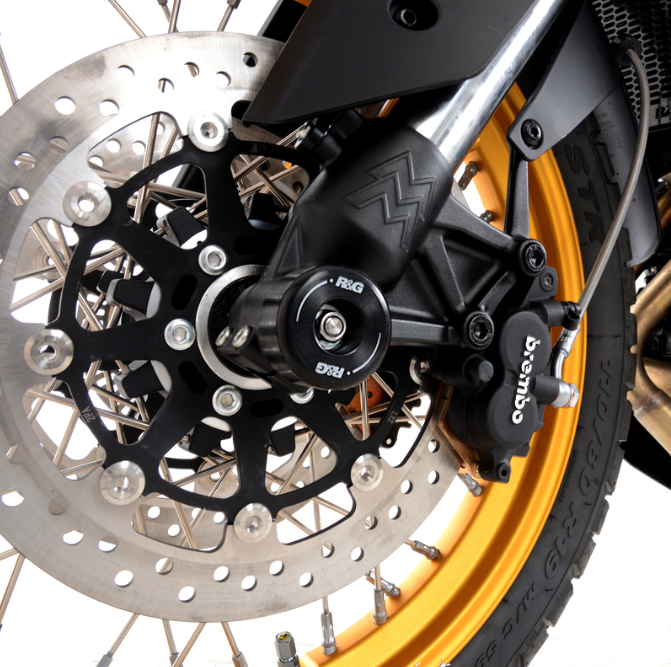 Краш тапи за ост R&amp;G RACING Fork Protectors Black MOTO MORINI X-CAPE 650 22-26