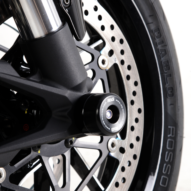 Краш тапи за ост R&amp;G RACING Fork Protectors Black Ducati Diavel V4 23-26