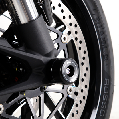 Краш тапи за ост R&amp;G RACING Fork Protectors Black Ducati Diavel V4 23-26