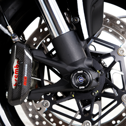 Краш тапи за ост R&amp;G RACING Fork Protectors Black Ducati Diavel V4 23-26