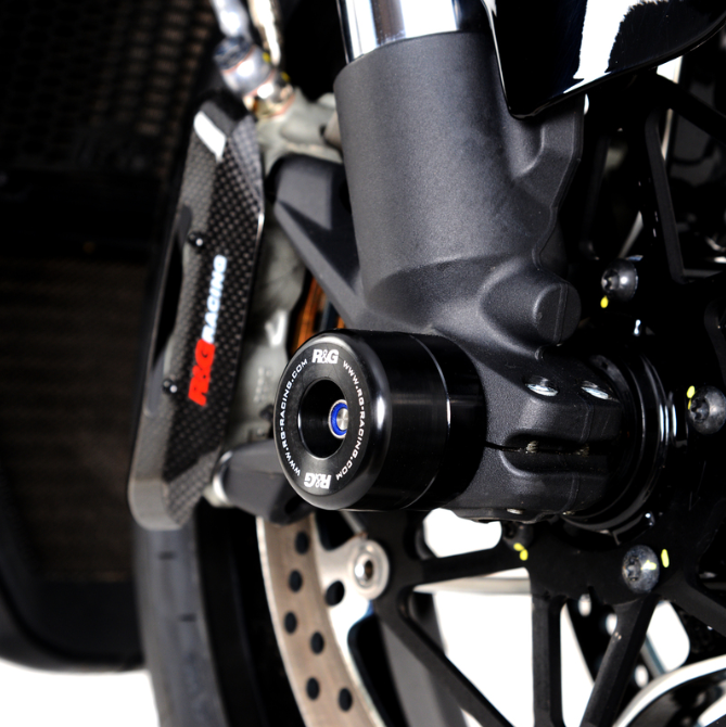 Краш тапи за ост R&amp;G RACING Fork Protectors Black Ducati Diavel V4 23-26