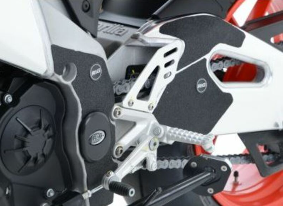 Комплект протектори за ботуши R&amp;G RACING Frame/Swingarm Boot Guard Set 5 Pieces Black Aprilia