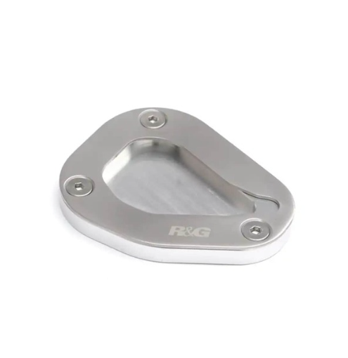 Адаптер за странична стойка R&amp;G RACING Kickstand Shoe - Silver BMW G310R 18-25