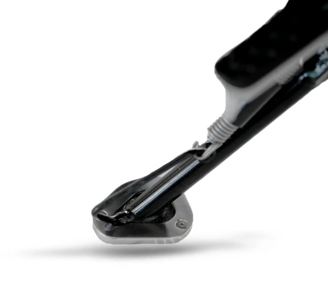 Адаптер за странична стойка R&amp;G RACING Kickstand Shoe - Silver BMW G310R 18-25