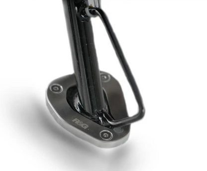 Адаптер за странична стойка R&amp;G RACING Kickstand Shoe - Silver BMW G310R 18-25