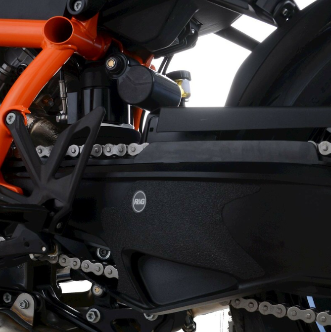 Протектори за ботуши R&amp;G RACING Swingarm Boot Guard Set 1 piece Black KTM 1290 Super Duke R