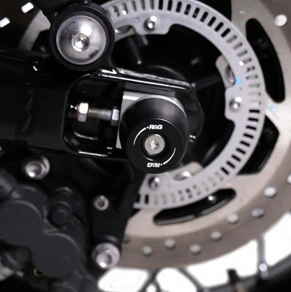 Краш тапи за ост R&amp;G RACING Swingarm Protection Triumph Scrambler 900 23 / Speed Twin 1200 24-26 / 900 25-26