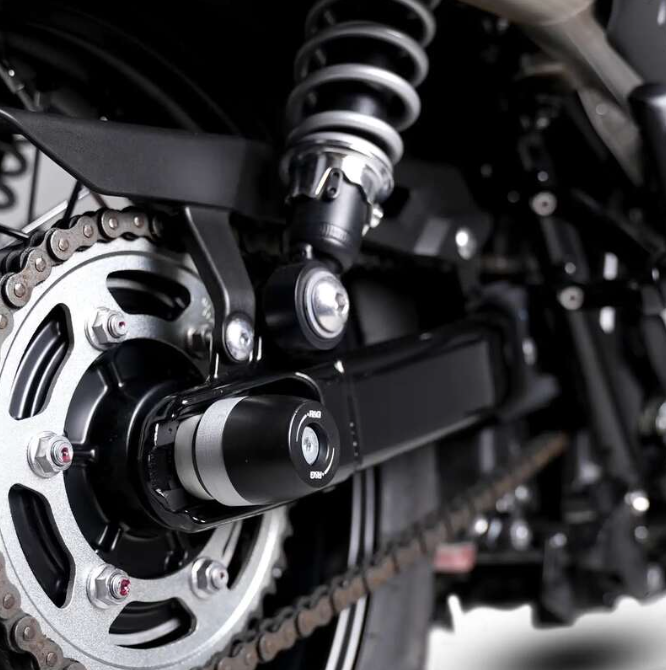 Краш тапи за ост R&amp;G RACING Swingarm Protection Triumph Scrambler 900 23 / Speed Twin 1200 24-26 / 900 25-26