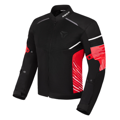 Текстилно яке SECA SUMMER WAY BLACK/RED