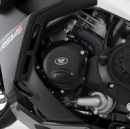 Протектор за двигател R&amp;G RACING (Generator) Left Crankcase Protection Cover Black Aprilia Tuono 1100 V4 21-24 / RSV4 1100 22-24