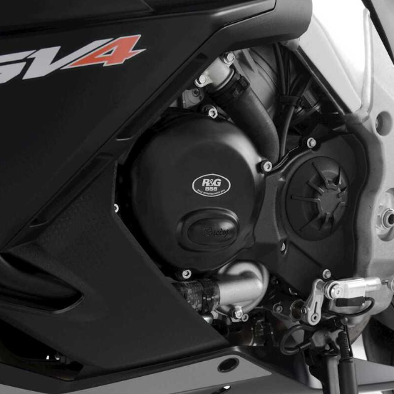 Протектор за двигател R&amp;G RACING (Generator) Left Crankcase Protection Cover Black Aprilia Tuono 1100 V4 21-24 / RSV4 1100 22-24