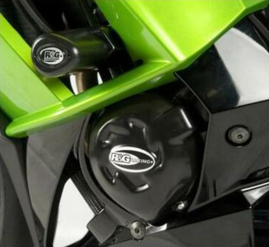 Протектор за двигател R&amp;G RACING Left Crankcase Protection Cover Black Kawasaki Z1000/SX