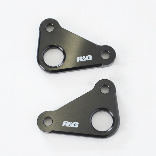 Адаптери за куки R&amp;G RACING Tie Down Hooks Black Ducati Panigale V4 18-24