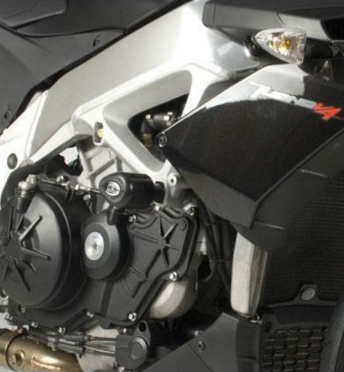 Краш тапи R&amp;G RACING Aero Crash Protectors Black Aprilia Tuono V4 11-13 / R 15-16