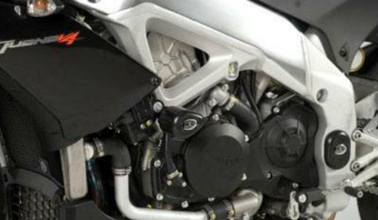 Краш тапи R&amp;G RACING Aero Crash Protectors Black Aprilia Tuono V4 11-13 / R 15-16