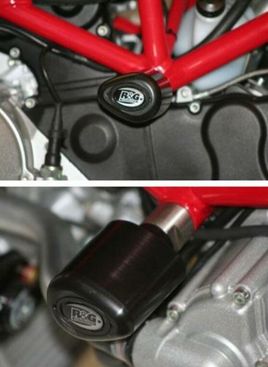 Краш тапи R&amp;G RACING Aero Crash Protectors Black Ducati Monster