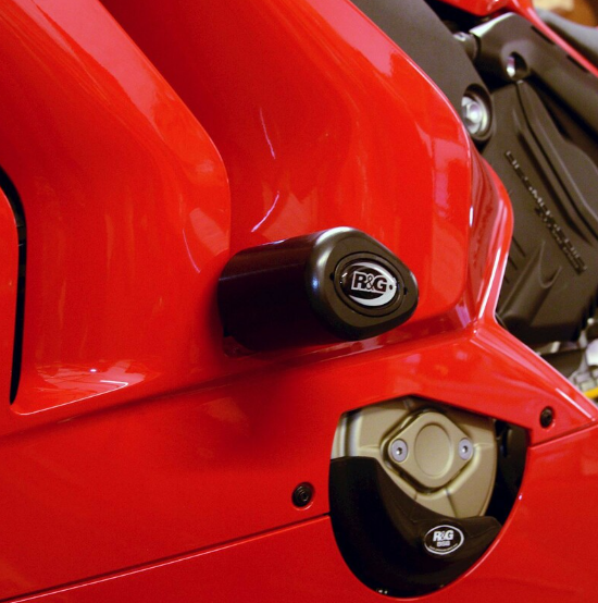 Краш тапи R&amp;G RACING Aero Crash Protectors Black Ducati Panigale V4 18-24
