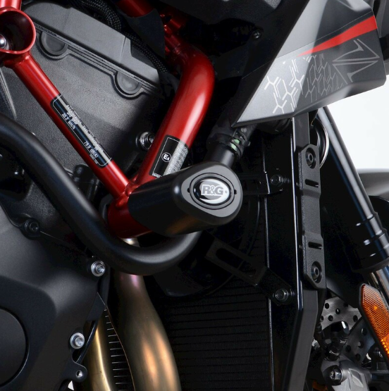 Краш тапи R&amp;G RACING Aero Crash Protectors Black Kawasaki ZH2 20-25
