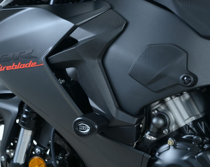 Краш тапи R&amp;G RACING Aero Crash Protectors Black Non Drill Kit Honda CBR1000RR 17-19