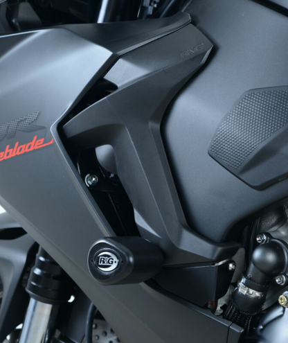Краш тапи R&amp;G RACING Aero Crash Protectors Black Non Drill Kit Honda CBR1000RR 17-19