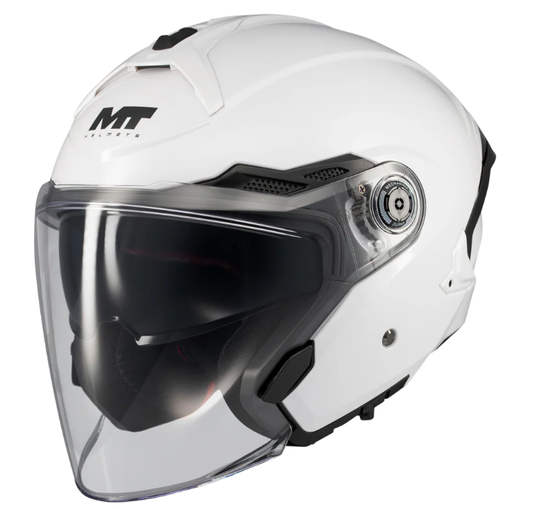 Скутер каска MT COSMO SV PURE A0 WHITE GLOSS