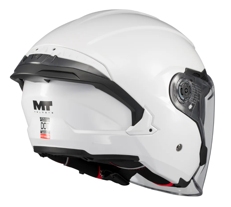 Скутер каска MT COSMO SV PURE A0 WHITE GLOSS