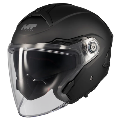 Скутер каска MT COSMO SV PURE A1 BLACK MATT