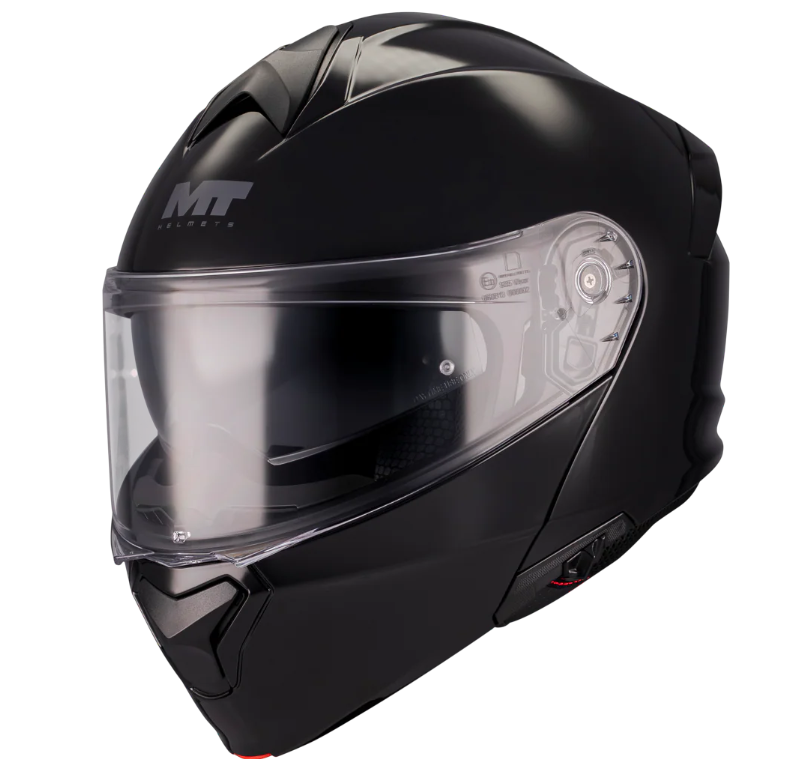 Отваряема каска MT GENESIS PURE A1 BLACK GLOSS