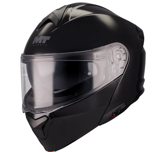 Отваряема каска MT GENESIS PURE A1 BLACK GLOSS