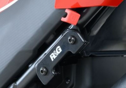 Стойка за генерация R&amp;G RACING black Exhaust Hanger Kit Honda CBR300R 15-16