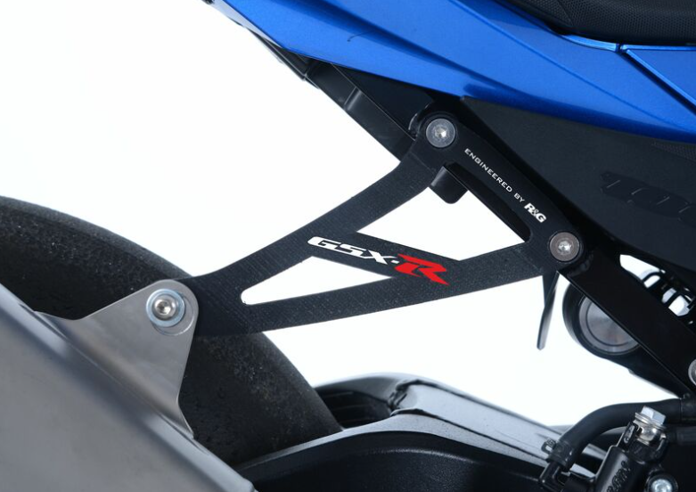 Стойка за генерация R&amp;G RACING Exhaust Hanger Black Suzuki GSX-R1000 17-21