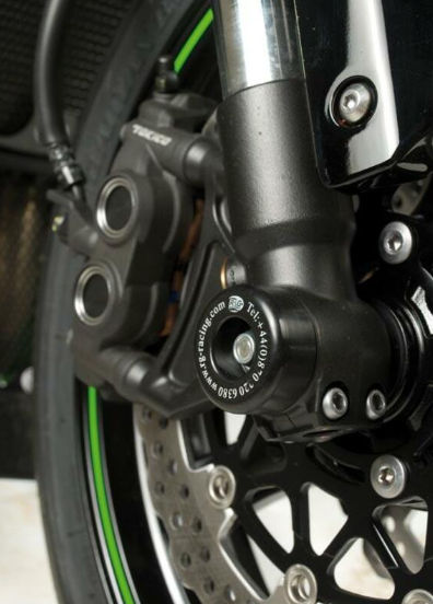 Краш тапи за ост R&amp;G RACING Fork Guards Black Kawasaki ZX10R 08-15