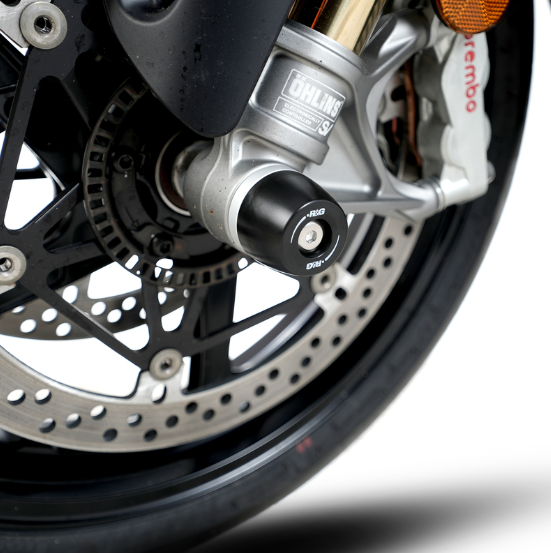 Краш тапи за ост R&amp;G RACING Fork Protection Black Ducati Panigale V4 25-26