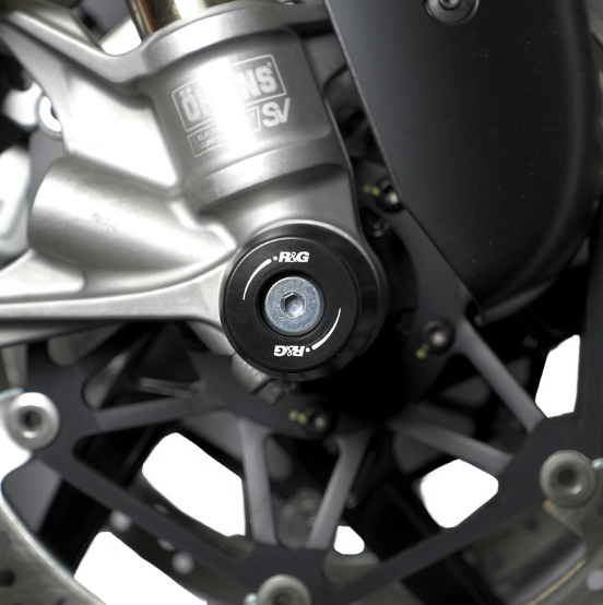 Краш тапи за ост R&amp;G RACING Fork Protection Black Ducati Panigale V4 25-26