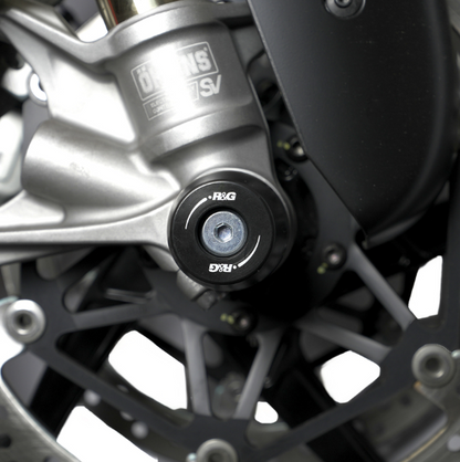 Краш тапи за ост R&amp;G RACING Fork Protection Black Ducati Panigale V4 25-26