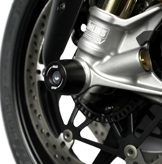 Краш тапи за ост R&amp;G RACING Fork Protection Black Ducati Panigale V4 25-26