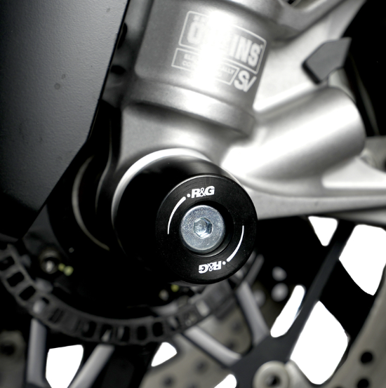 Краш тапи за ост R&amp;G RACING Fork Protection Black Ducati Panigale V4 25-26