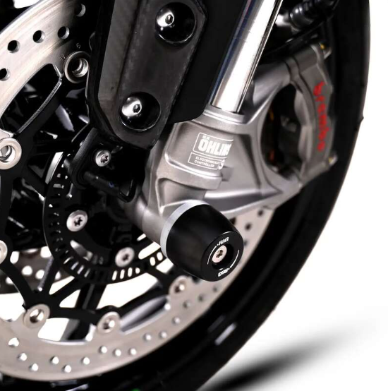 Краш тапи за ост R&amp;G RACING Fork Protection Black Triumph Speed Triple 1050 RS 18-21 / S 16-21 / 1200 RS 21-25 / RR 22-25