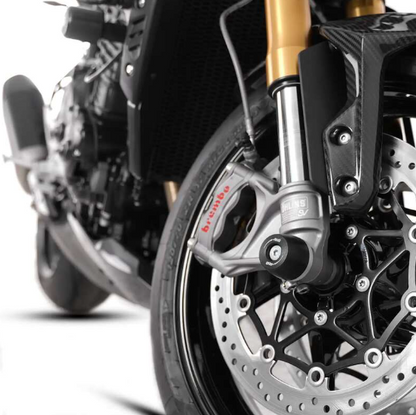 Краш тапи за ост R&amp;G RACING Fork Protection Black Triumph Speed Triple 1050 RS 18-21 / S 16-21 / 1200 RS 21-25 / RR 22-25