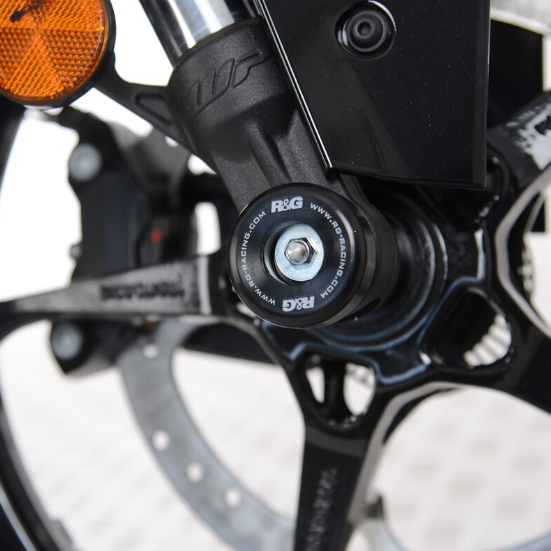 Краш тапи за ост R&amp;G RACING Fork Protectors Black KTM RC 125 22-26 / 390 22-26 / Duke 125 /390 24-26