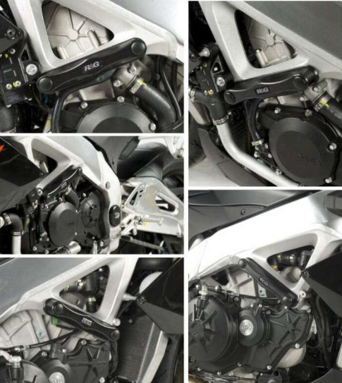 Протектори за рама R&amp;G RACING FRAME PROTECTION FOR APRILIA RSV4 09-11 FACTORY AND R + TUONO V4 2011