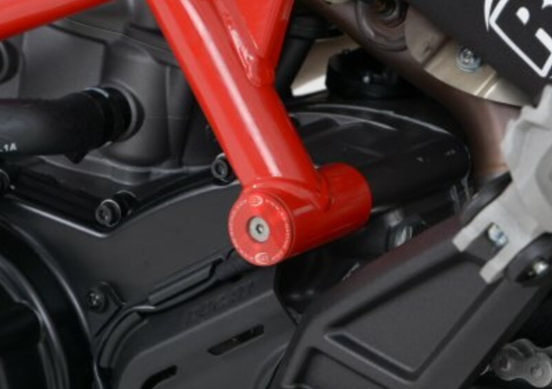 Тапа за рамка R&amp;G RACING Left Frame Insert Black Ducati 821 Hypermotard / 939 / 950 / DesertX