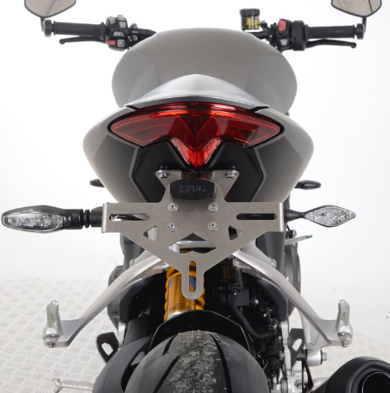 Стойка за номер R&amp;G RACING Licence Plate Holder - Silver Triumph Speed Triple 1200 RS 21-24