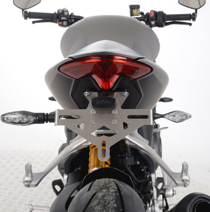 Стойка за номер R&amp;G RACING Licence Plate Holder - Silver Triumph Speed Triple 1200 RS 21-24