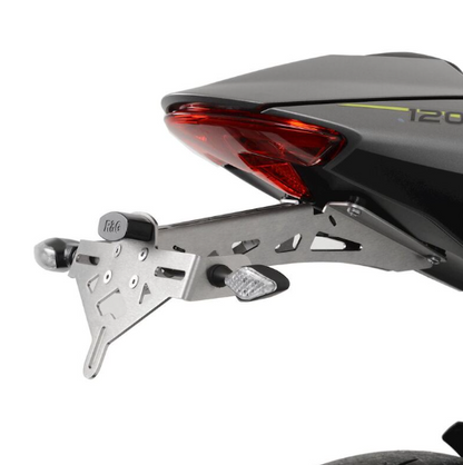 Стойка за номер R&amp;G RACING Licence Plate Holder - Silver Triumph Speed Triple 1200 RS 21-24