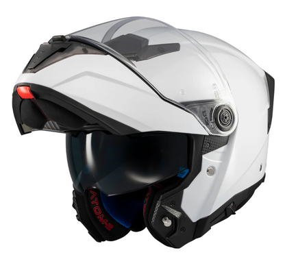 Отваряема каска MT ATOM 2 SV PURE A0 WHITE GLOSS