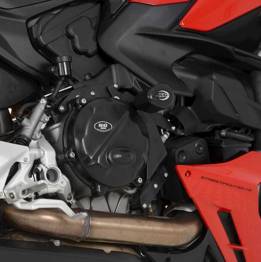 Протектор за двигател R&amp;G RACING Race Series Right Engine Case Protection Cover- Ducati Streetfighter V2 22-24