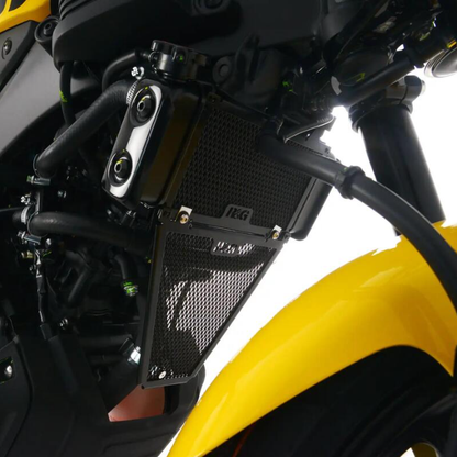 Протектор за радиатор R&amp;G RACING Radiator Guard Titanium Yamaha MT 125 20-26 / XSR 125 22-26