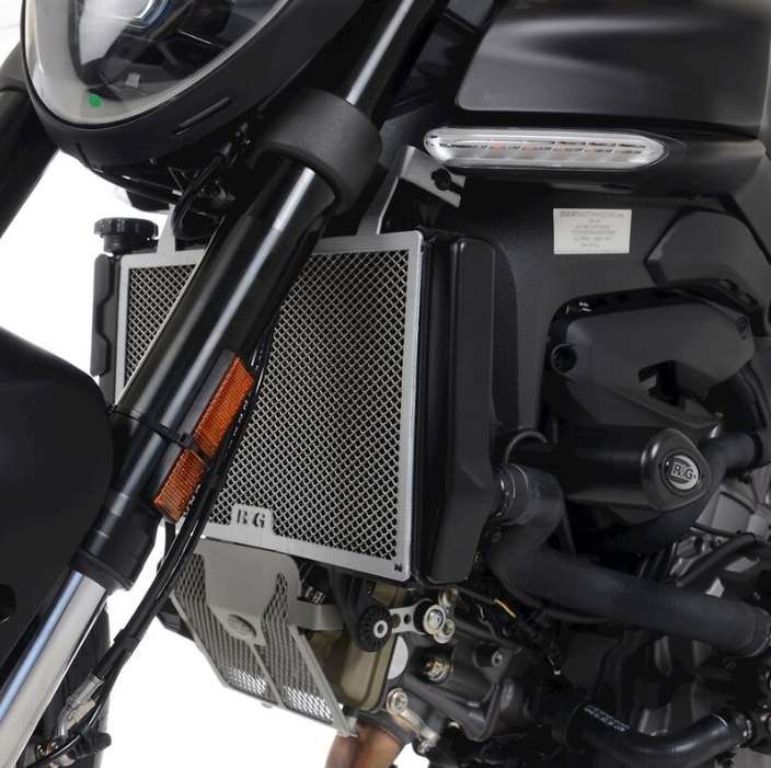 Протектор за радиатор R&amp;G RACING Radiator Guard - Titanium Ducati Monster 950 21-25